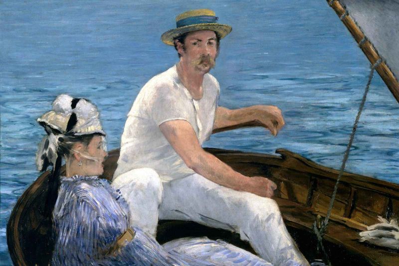 on a boat manet.jpg